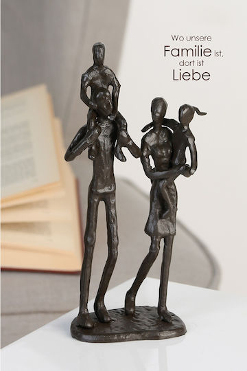 ArteLibre Figură Decorativă din Metal Family 10x6x22cm 1buc ArteLibre Figură Decorativă din Metal Family 10x6x22cm 1buc