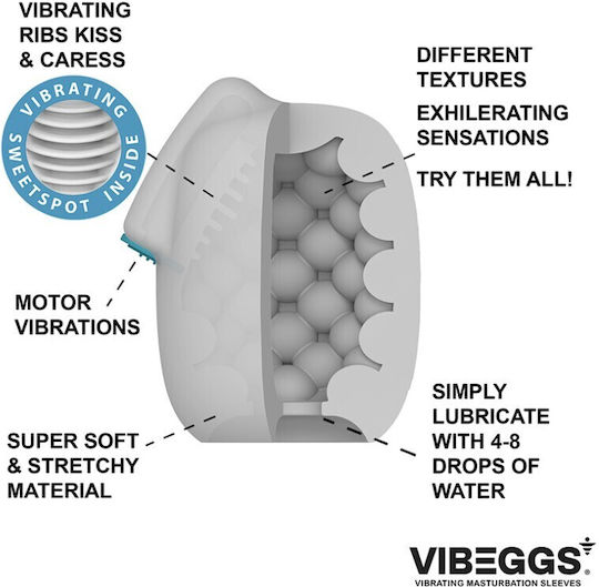 Vibeggs Blow Misty Masturbator με Δόνηση