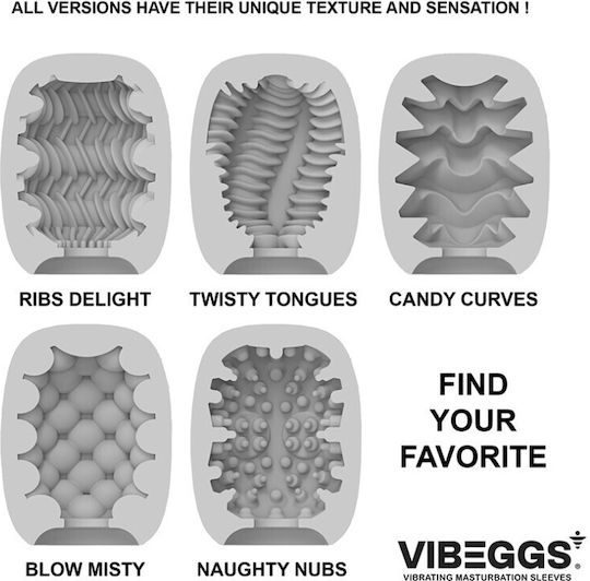 Vibeggs Blow Misty Masturbator με Δόνηση