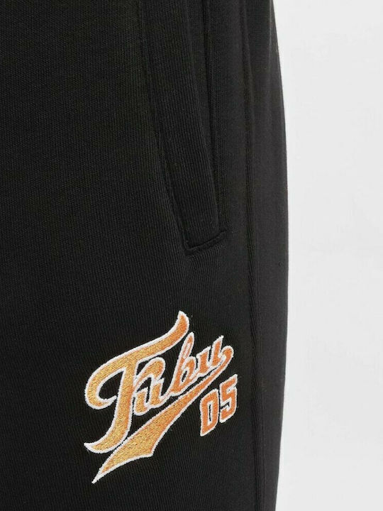 Varsity Παντελόνι Φόρμας με Λάστιχο Black