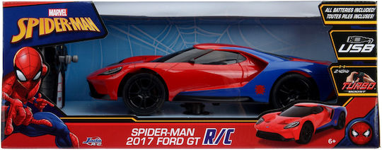 Jada Toys Marvel Spider-Man 2017 Τηλεκατευθυνόμενο Αυτοκίνητο Κόκκινο