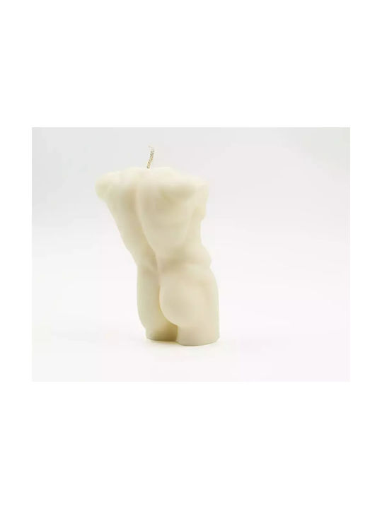 Aromatische Sojakerze Männlicher Körper Zeitloser Torso Frische Seife