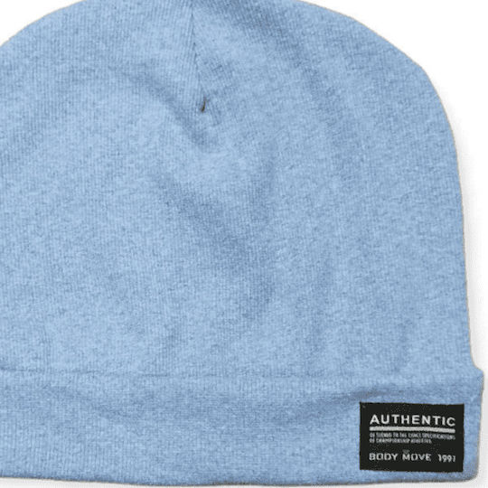 Beanie Unisex Beanie Gestrickt in Hellblau Farbe