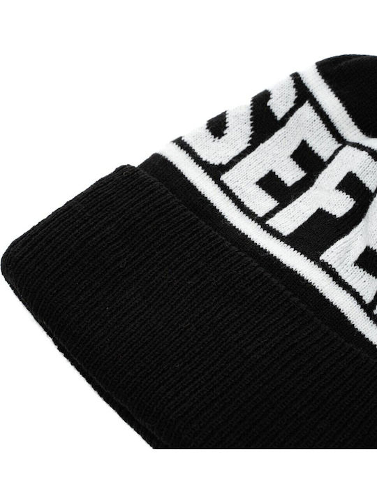 Beanie Ανδρικός Σκούφος Πλεκτός σε Μαύρο χρώμα
