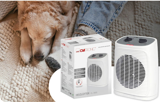 Clatronic Hl3800w Αερόθερμο Δωματίου Δαπέδου Λευκό 2000W