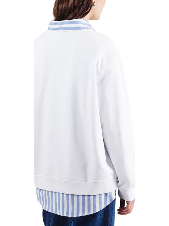 Hugo Classic Crew Sweatshirt White-Blue