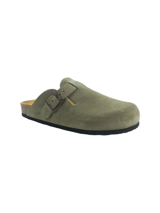 Plakton Damen Clogs Light Khaki