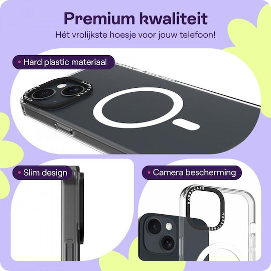 HappyCase Задна корица Пластмаса Прозрачен (iPhone 14)