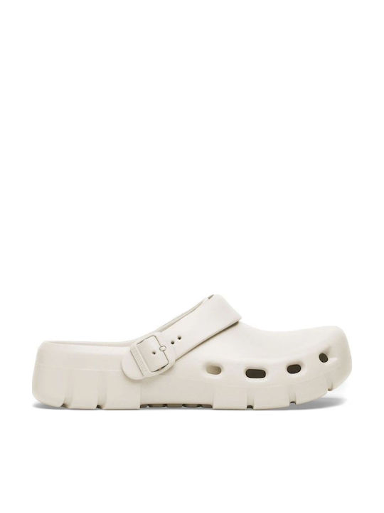 Birkenstock Birki Flow Eva Γυναικεία Σαμπό Λευκά