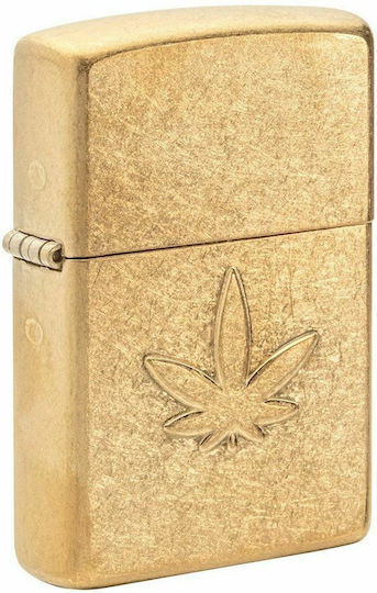 Zippo Brichetă Flacără Rezistent la vânt Cannabis
