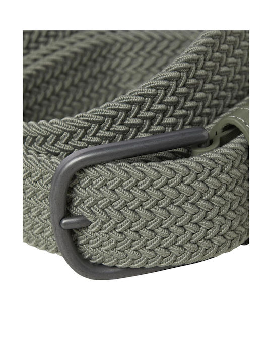 Jack & Jones Men's Knitted Elastic Belt Khaki