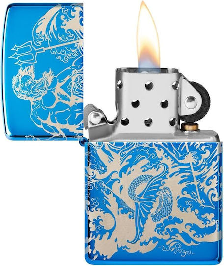 Zippo Ангажимент Пламък в Син цвят