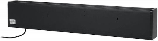 Eurom Konvektorheizung Boden 1500W mit elektronischem Thermostat 96.2x20cm Schwarz