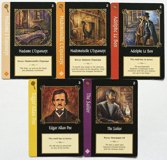 Brettspiel Σκοτεινές Υποθέσεις Οι Φόνοι της Οδού Μοργκ für 2-4 Spieler 12+ Jahre Kaissa
