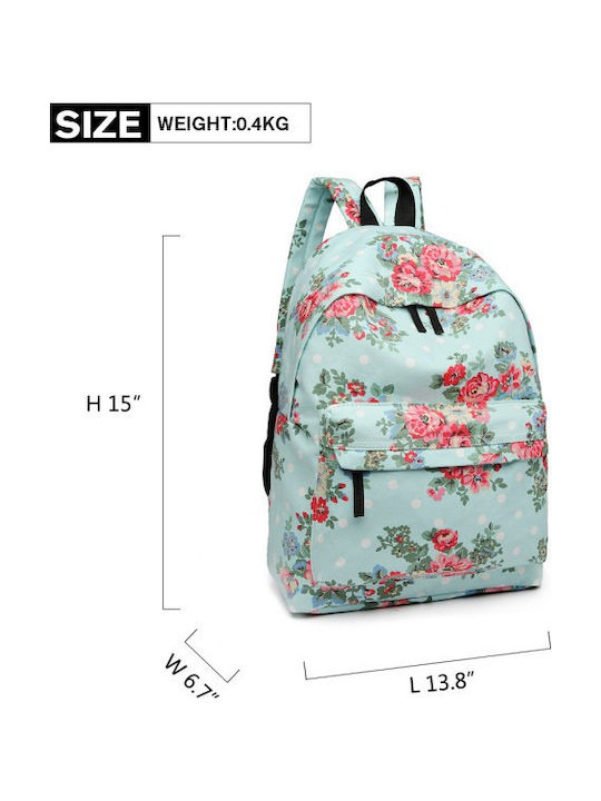 Miss Lulu Backpack Light Blue