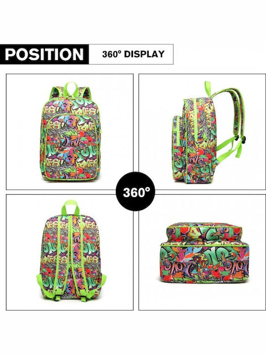 Miss Lulu Backpack Πράσινο