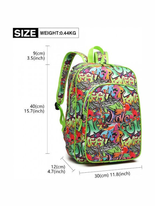 Miss Lulu Backpack Πράσινο