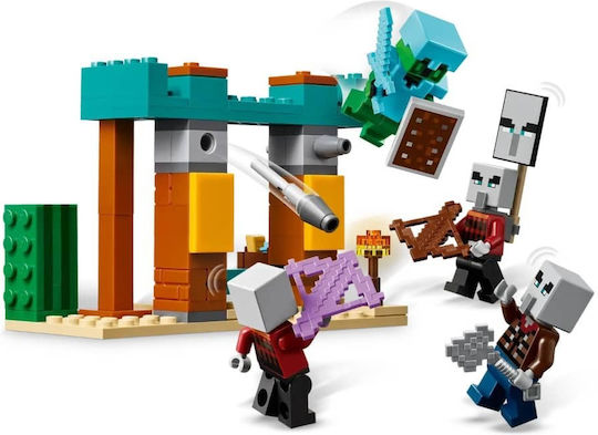 LEGO Minecraft The Illager Desert Patrol for Ages 7+ 105 Pieces