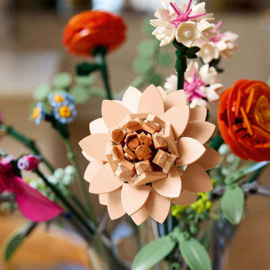 LEGO Botanical Collection Pretty Pink Flower Bouquet για 18+ Ετών 749τμχ