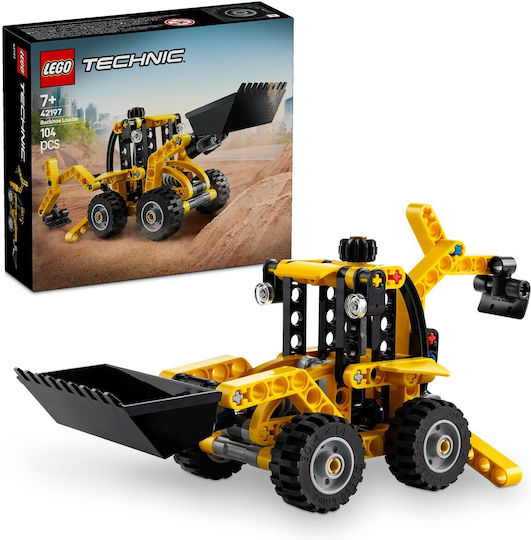 LEGO Technic Backhoe Loader for Ages 7+ 104 Pieces