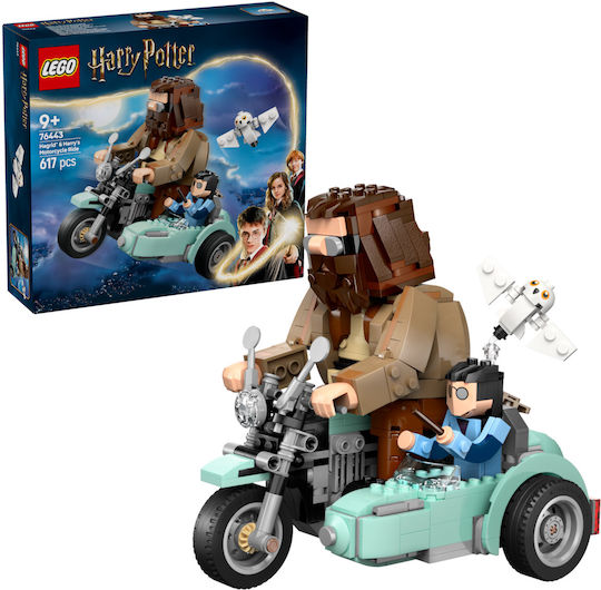 LEGO Harry Potter Harry Potter TM - Hagrid & Harry's Motorcycle Ride for Ages 9+ 617 Pieces