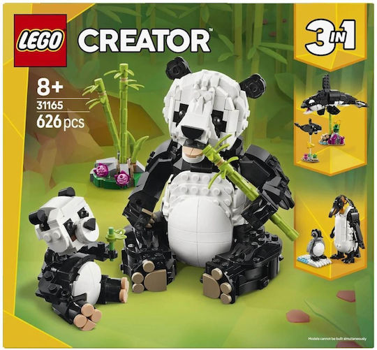 LEGO Creator Wild Animals: Panda Family για 8+ Ετών 626τμχ