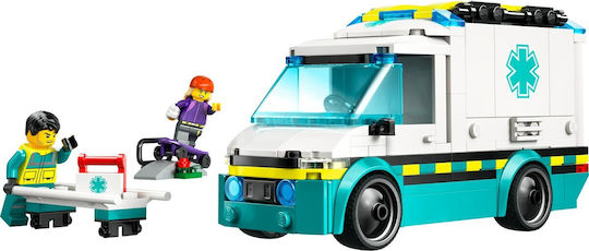 LEGO City Emergency Ambulance за 5+ Години 184 Бройки