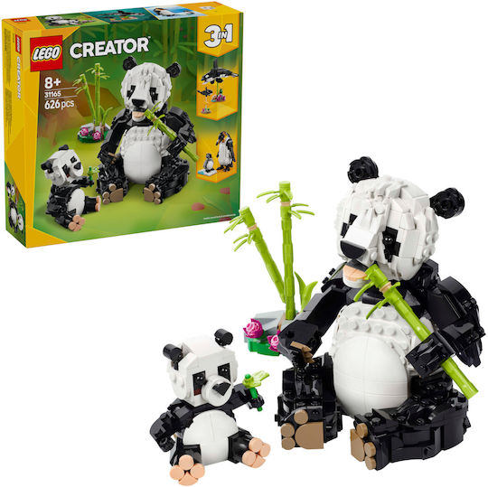 LEGO Creator Wild Animals: Panda Family για 8+ Ετών 626τμχ