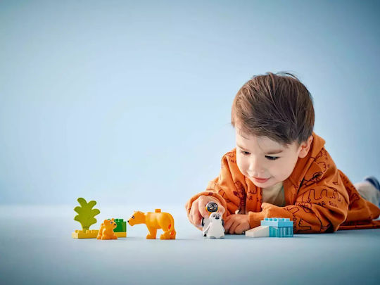 LEGO Duplo Wild Animal Families: Penguins & Lions για 2+ Ετών 10τμχ