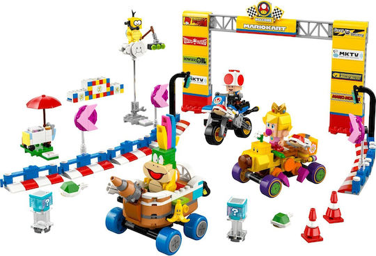 LEGO Super Mario Baby Peach & Grand Prix Set For 8+ Years 823 Pieces