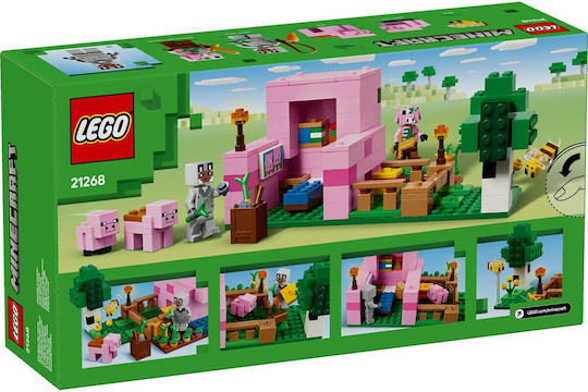 LEGO Minecraft The Baby Pig House Pentru 7+ Ani 238 Bucăți