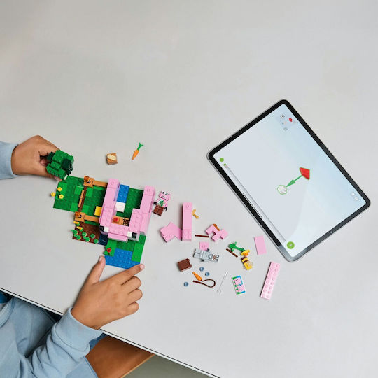 LEGO Minecraft The Baby Pig House Pentru 7+ Ani 238 Bucăți