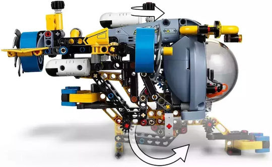 LEGO Technic Submarin de Cercetare Subacvatică pentru 9+ Ani 413 Piese
