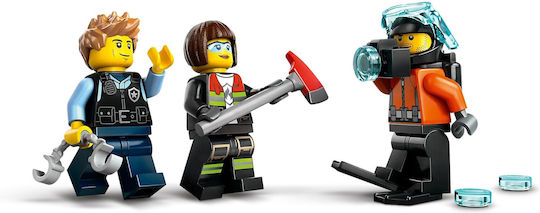 LEGO Lego-Stadt Hubschrauber Feuerwehrauto und U-Boot für 7+ Jahre 874 Stück