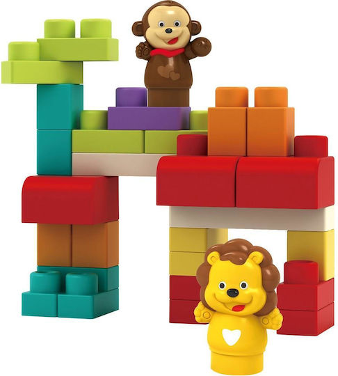 Luna Animals Building Blocks for 3+ Years 42 Pieces