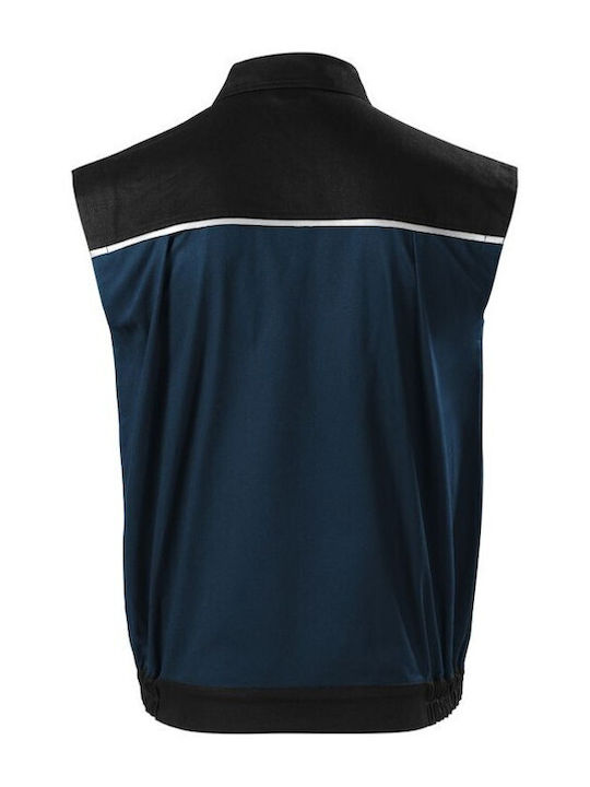 Rimeck Men's Safety Vest with Reflective Film Navy Blue