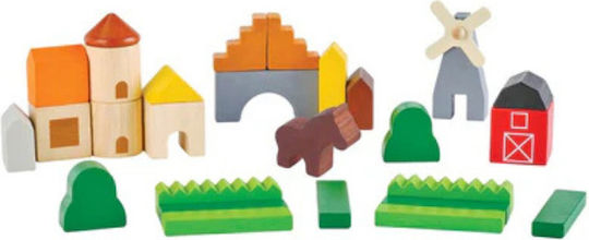 Plan Toys Дървени Конструктори За Възраст 1.5+ Години