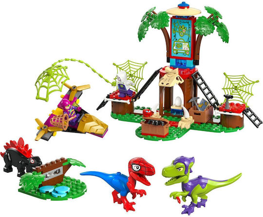 LEGO Spider-Man Spidey and Gobby's Raptor Battle at Tree House HQ for Ages 4+ 143 Pieces