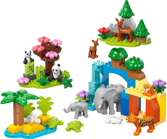 LEGO Duplo Town 3-in-1 Wild Animal Families for 2+ Years 92 Pieces