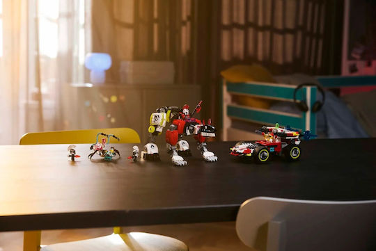 LEGO DREAMZzz Cooper's Tiger Mech & Zero's Hot Rod Car Pentru 9+ Ani 1006 Bucăți