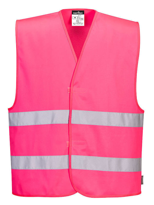 Portwest Vesta De Lucru Pentru Bărbați Cu Benzi Reflectorizante Roz Portwest Vesta De Lucru Pentru Bărbați Cu Benzi Reflectorizante Roz