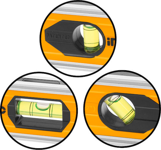 Ingco HMSL01030 Spirit Level Aluminum Magnetic 22.5cm with 3 Eyes