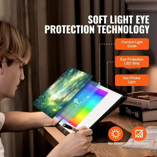 Vevor Rechargeable LED Light Pad A4 Adjustable Brightness 5 Levels Tracing Dxa4cds00000tpibxv9
