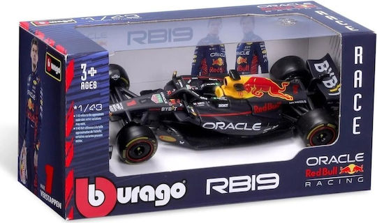 Bburago Race F1 Red Bull Rb19 Кола Формула 1 Формула 1 2023 Маями ГП Макс Верстапен за 3++ Години 18-38082