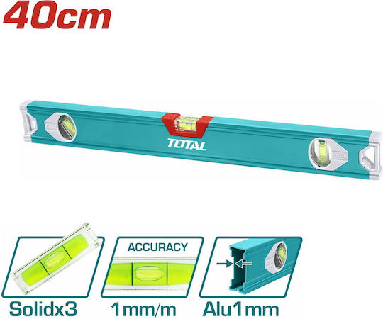 Total TMT24016 Nivel de spirit Din aluminiu 40buc cu 3 Ochiuri