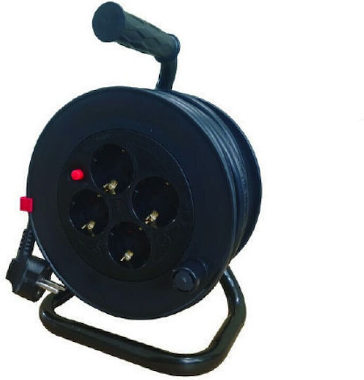 Aca Extension Reel Cord 3 x 2.5mm²/40m Black