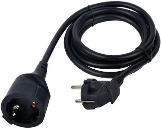 Elvhx Extension Cable Cord 3 x 1.5mm²/3m Black