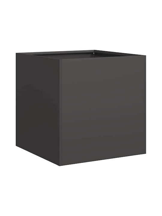 vidaXL Topf Metallisch Black 40x40x40cm.