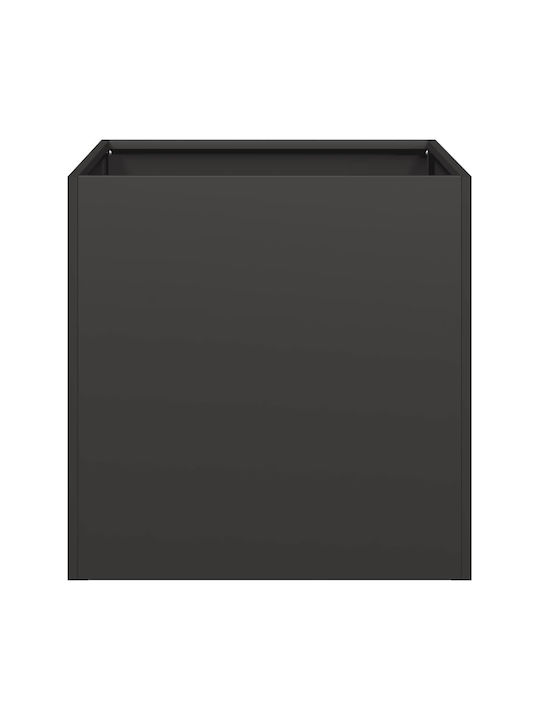 vidaXL Topf Metallisch Black 40x40x40cm.