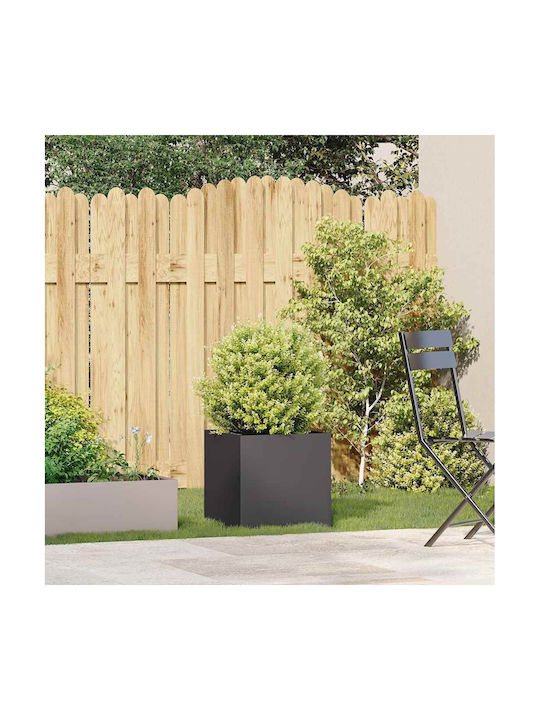 vidaXL Topf Metallisch Black 40x40x40cm.